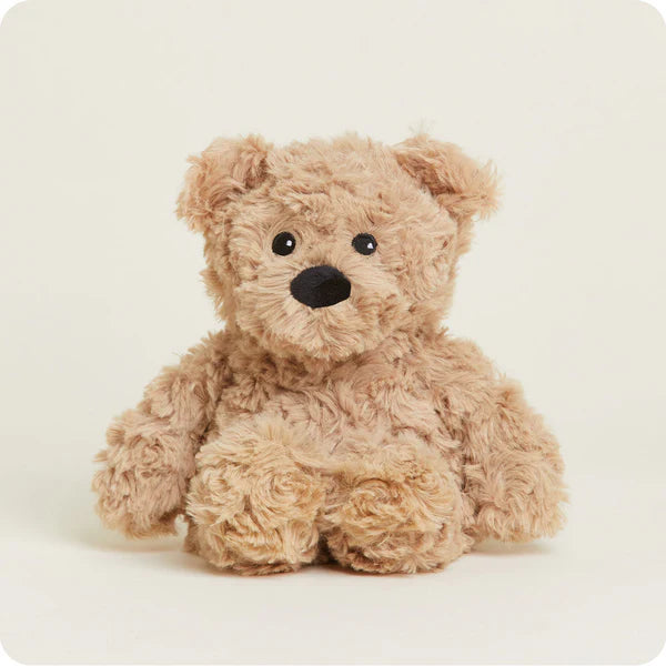 Jr Warmie Brown Curly Bear