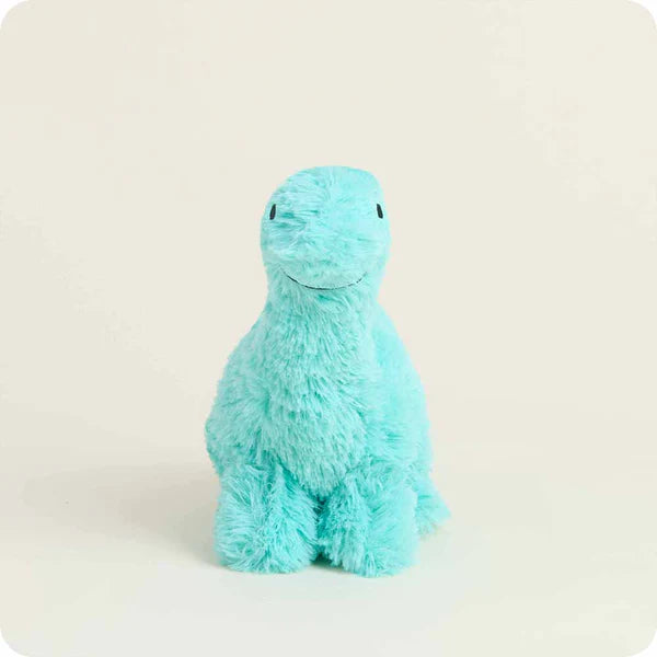 Jr Warmie Teal Long Neck Dino