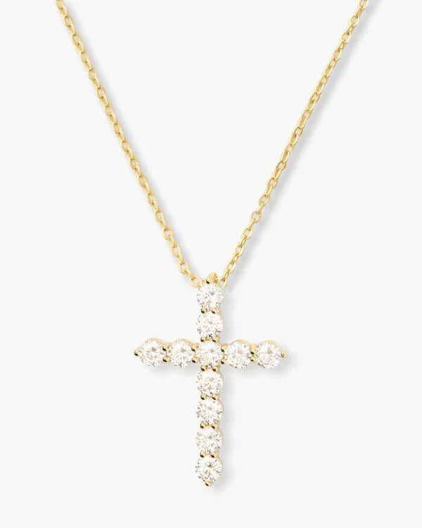 "Oh She Fancy" Small Cross Pendant