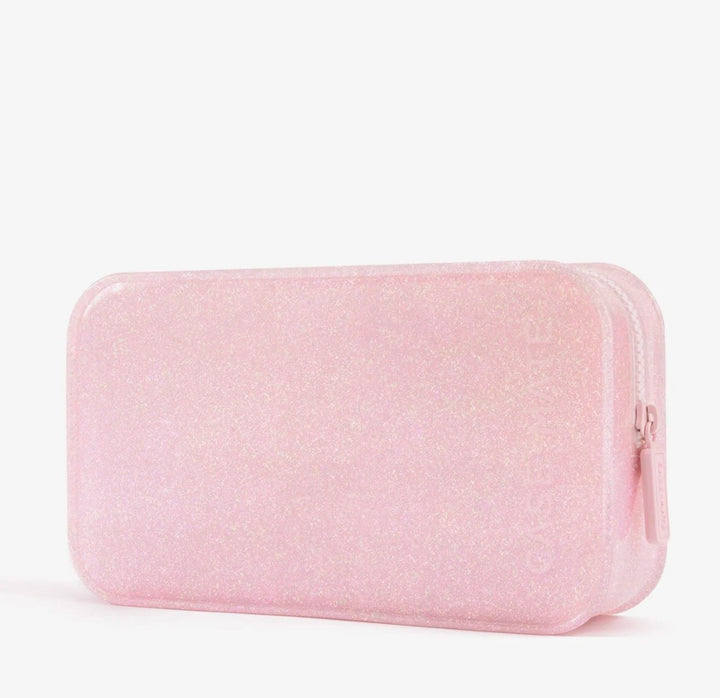 Case Mate Jelly Makeup Bag in Ballet Pink Twinkle