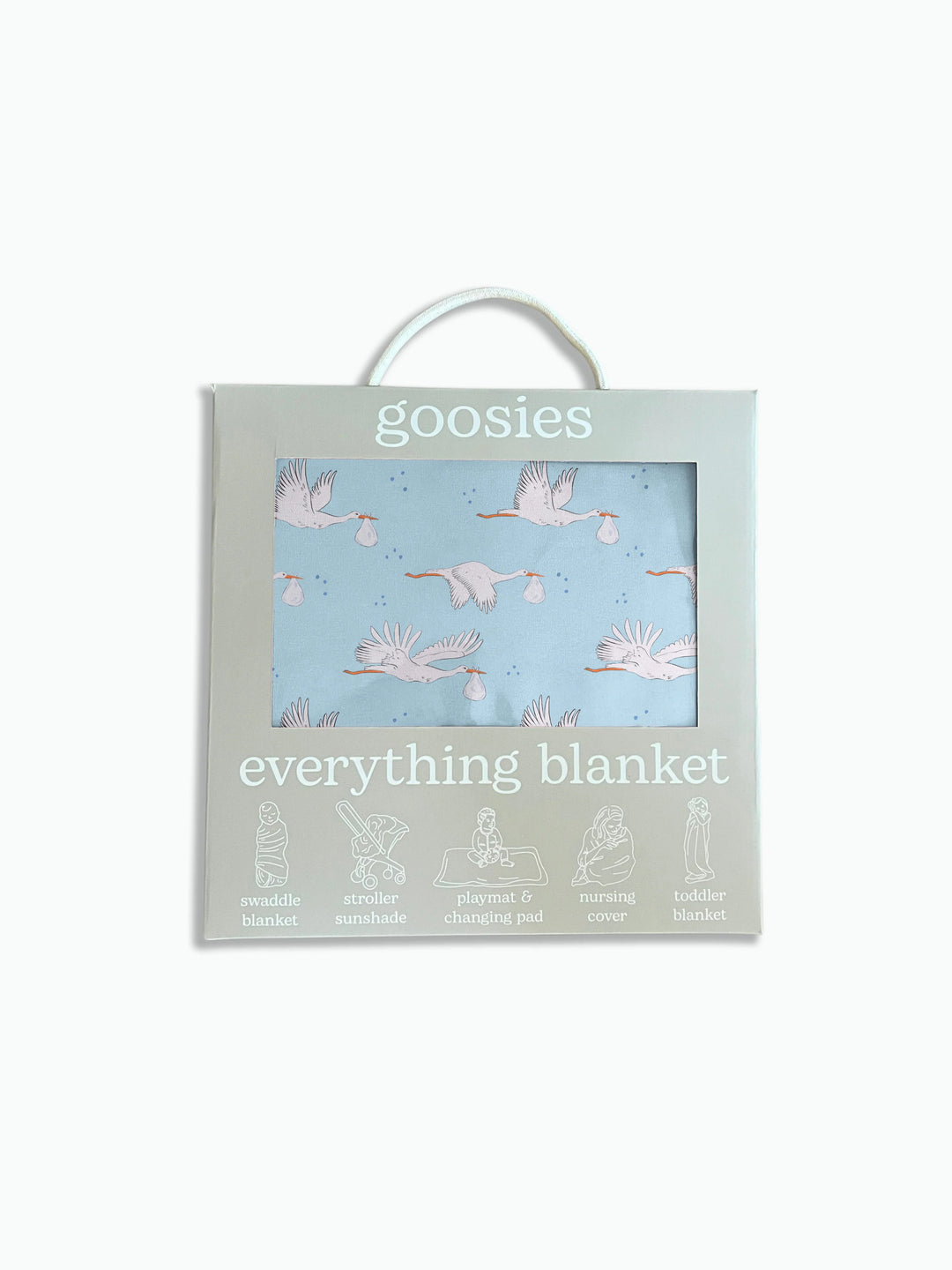 Everything Blanket in Blue Stork