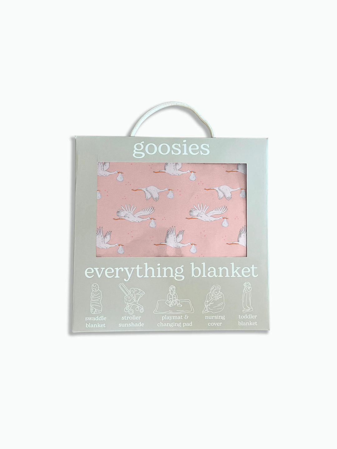 Everything Blanket in Pink Stork