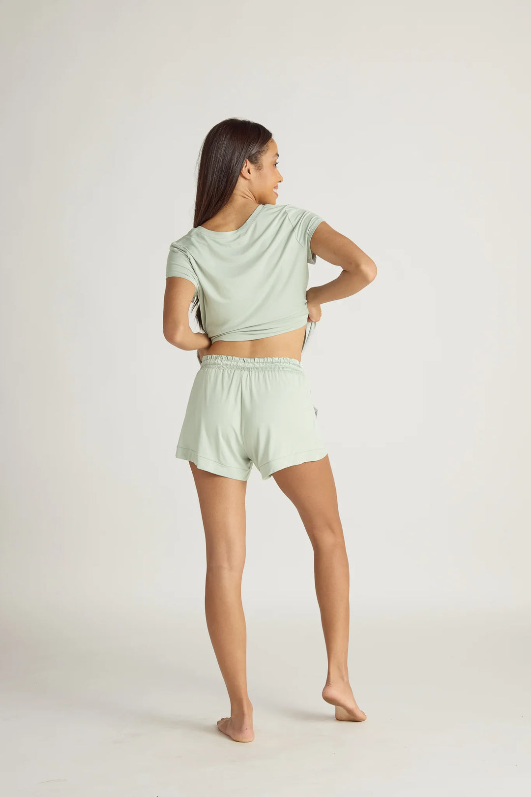Lullaby Short Shorts in Sage