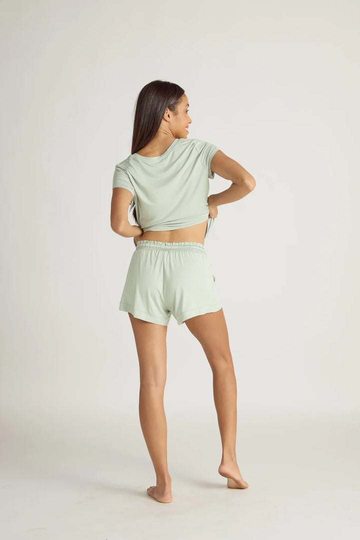 Lullaby Short Shorts in Sage