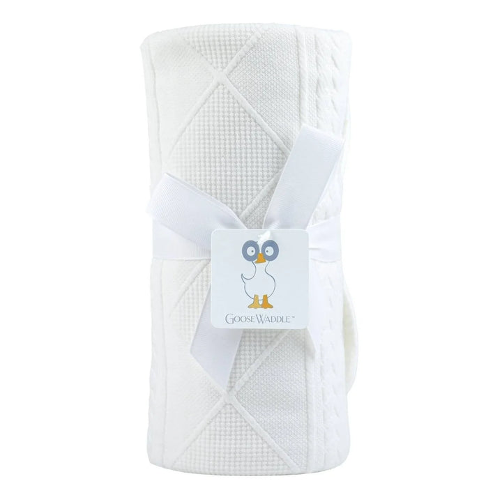 White Knit Children's Blanket