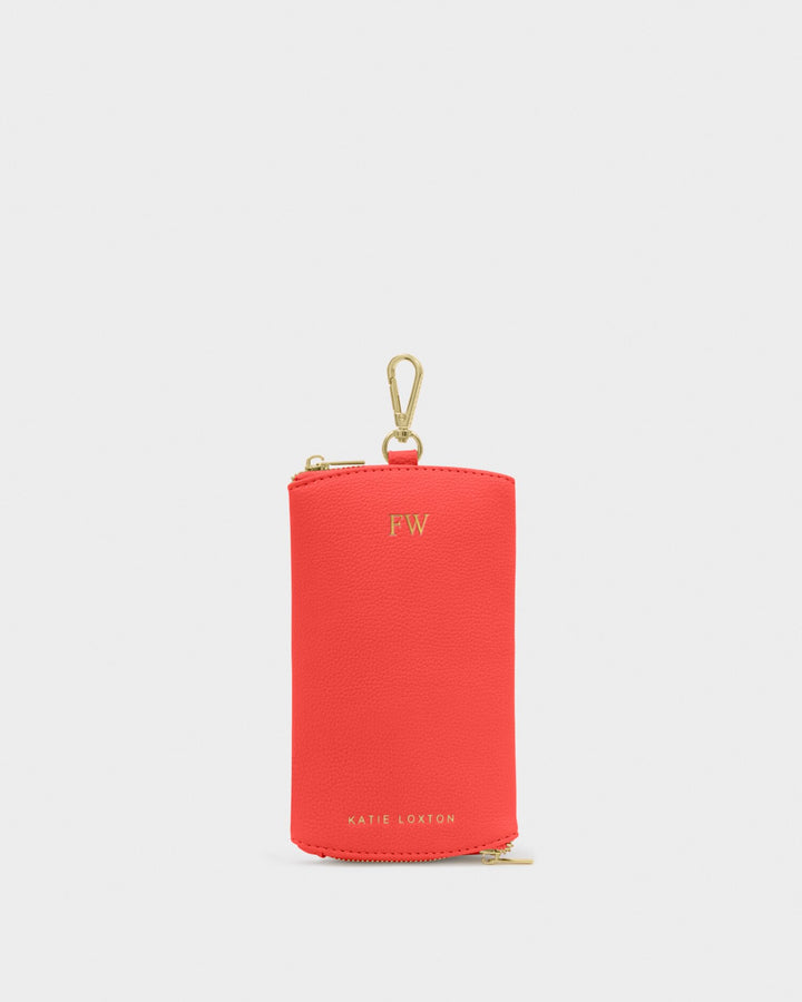 Clip on Sunglass Case in Sunset Coral - Duo