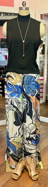 Harbor Blue Botanical Pant