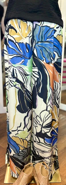 Harbor Blue Botanical Pant