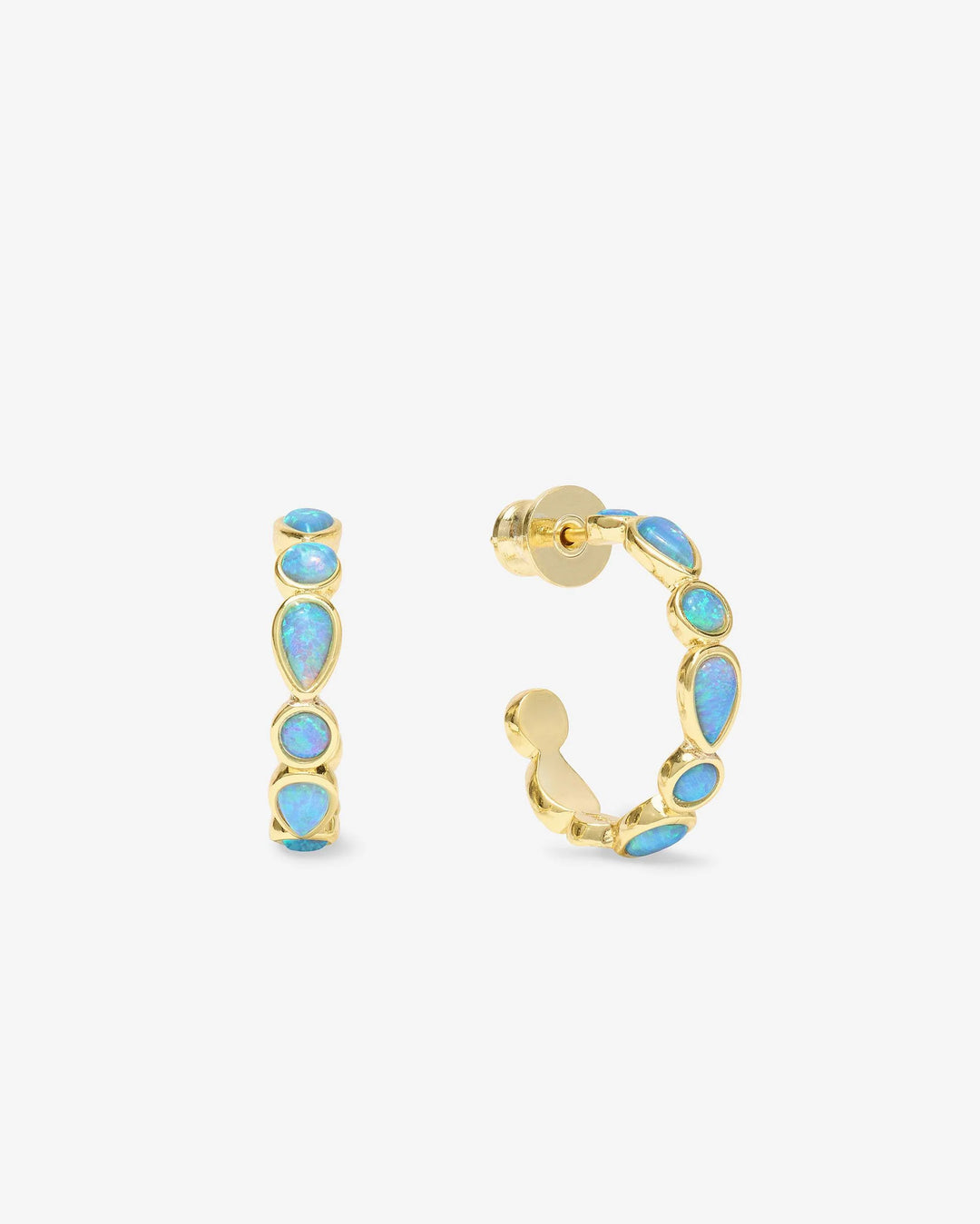 Isla Hoops .75' Blue Opal