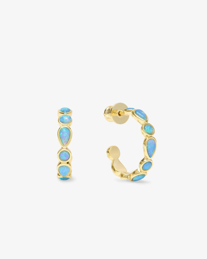 Isla Hoops .75' Blue Opal