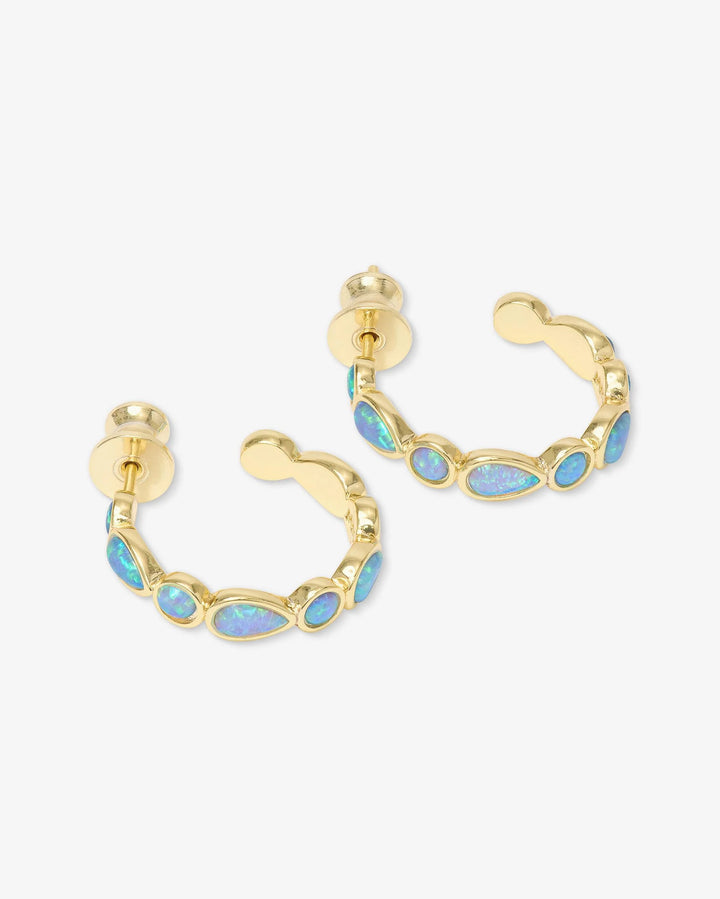 Isla Hoops .75' Blue Opal