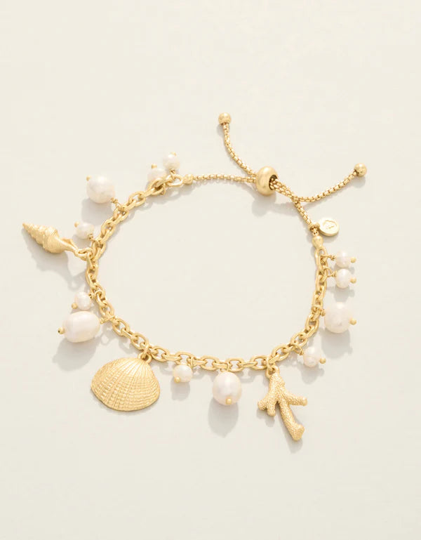 Seashore Slide Bracelet in Pearl