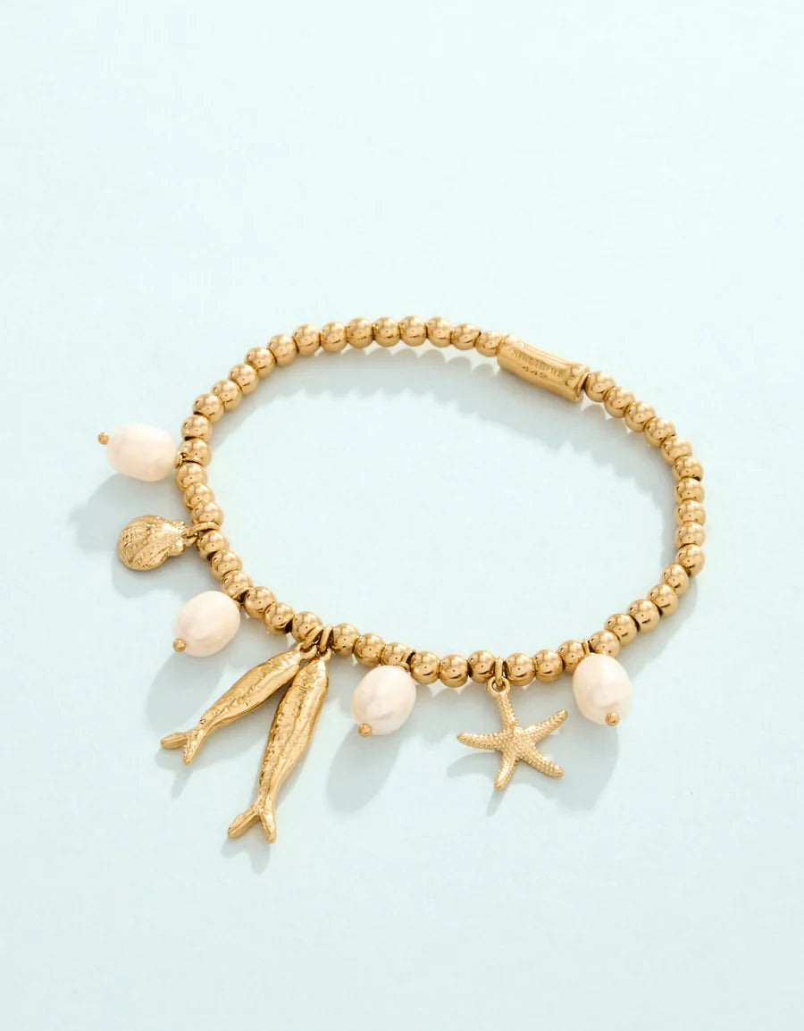 Splash Sea Island Stretch Bracelet 4mm