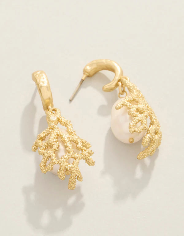 Hidden Pearl Earrings Pearl
