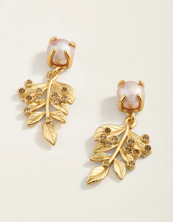 Lowcountry Fall Earrings in Bronze