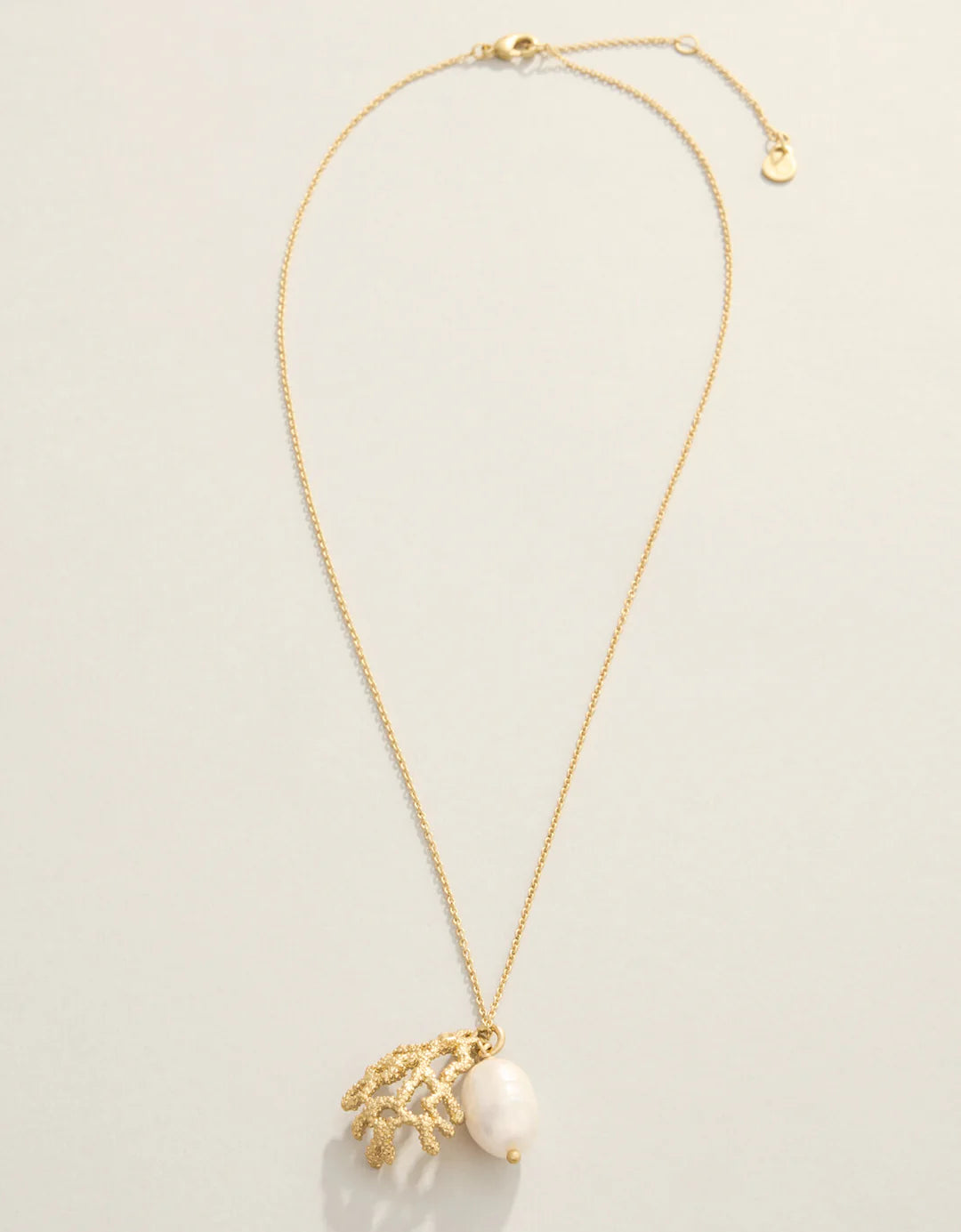 Hidden Pearl Necklace 17" Pearl