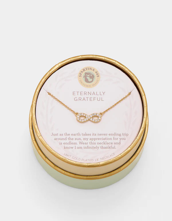 Sea La Vie Necklace 18" Eternally Grateful/Infinity Gold