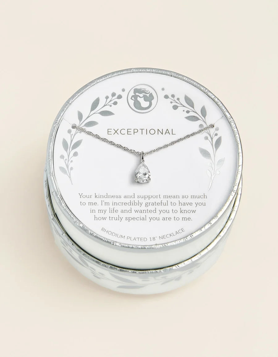 Sea La Vie Exceptional Pear Shine Collection in Silver