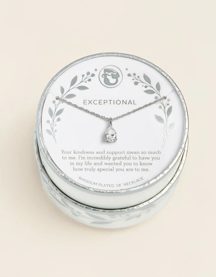 Sea La Vie Exceptional Pear Shine Collection in Silver