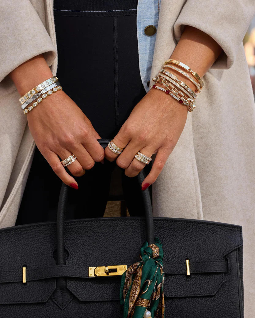 Ashley Venice Ring Gold-White