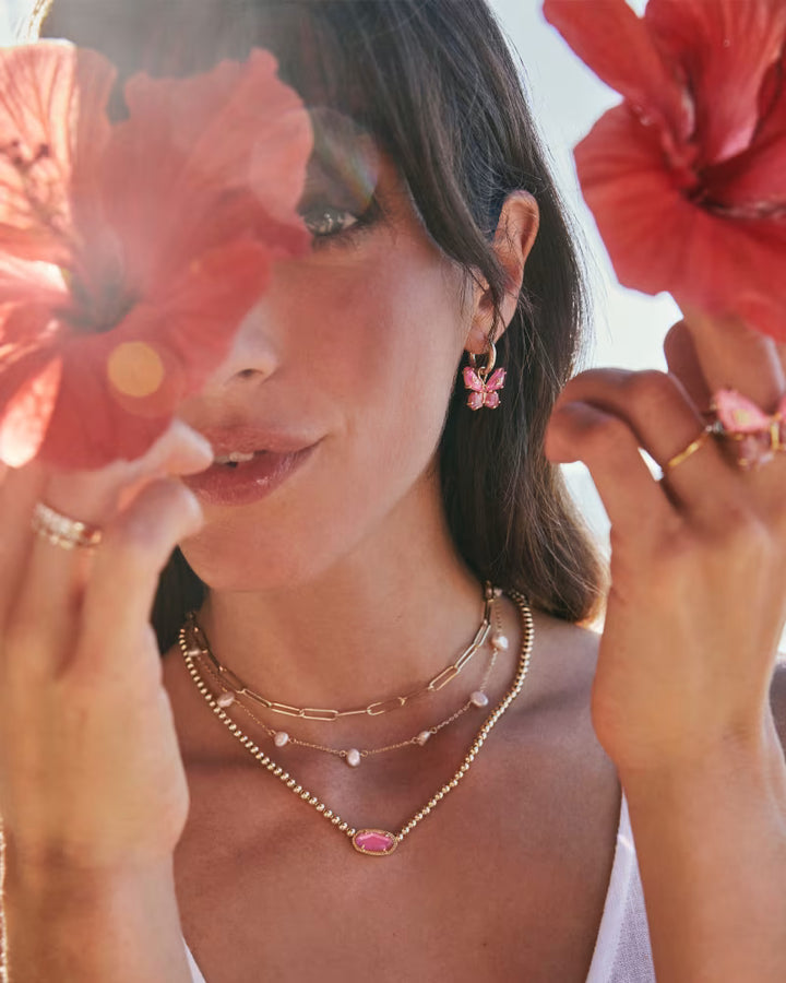 Courtney Paperclip Necklace Gold