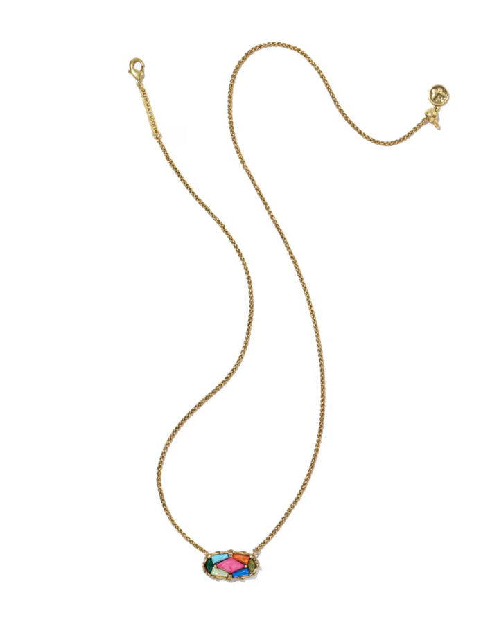 Dolly Parton & Kendra Scott Patchwork Elisa Short Pendant Necklace