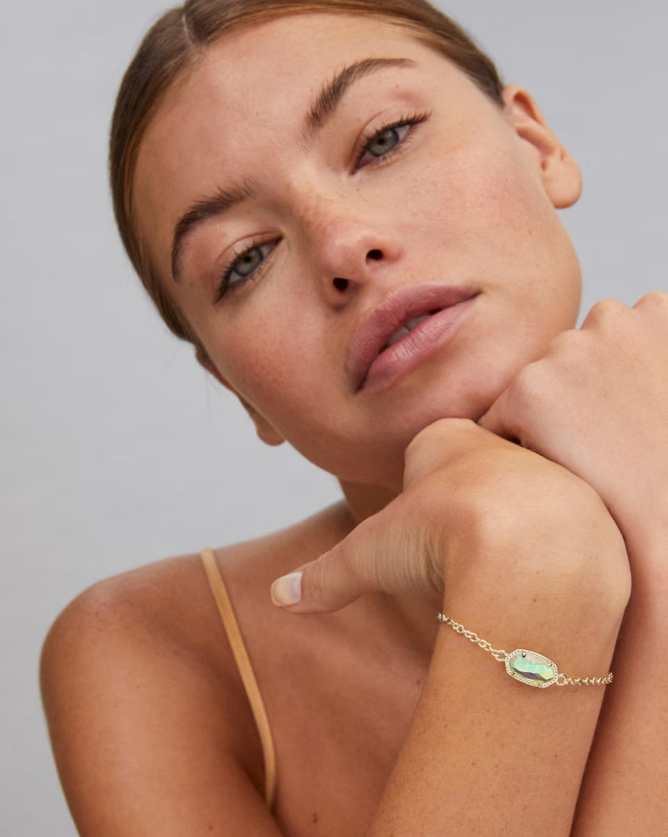 Elaina Bracelet- Gold Blue Illusion