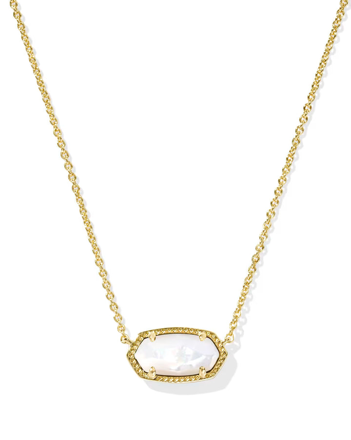Elisa Necklace - Gold Ivory Mother of Pearl