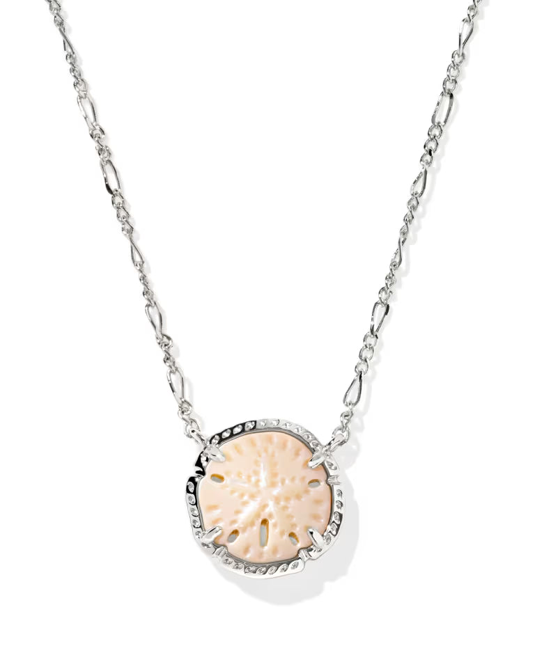 Sand Dollar Gold Short Pendant Necklace