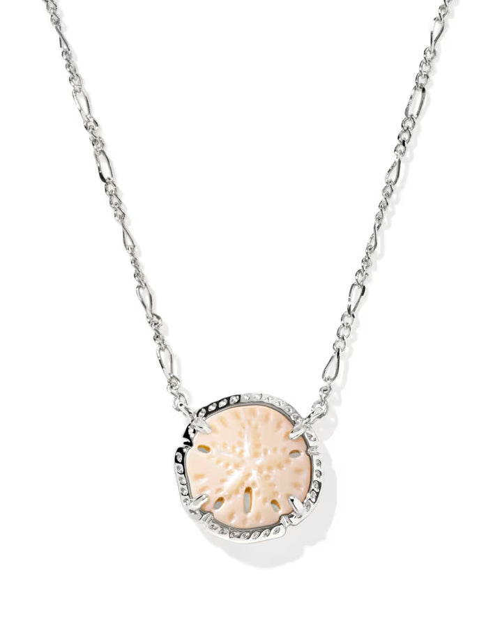 Sand Dollar Gold Short Pendant Necklace
