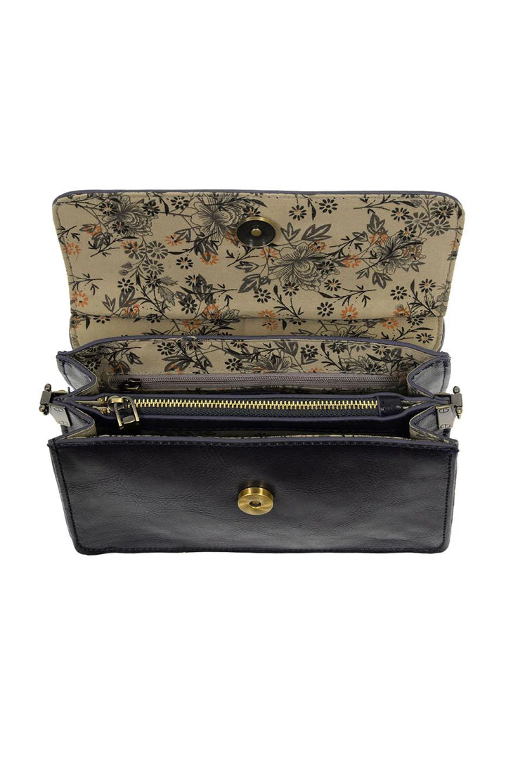 Navy Aria Ring Bag