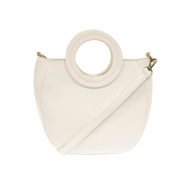 White Cocoa Circle Handle Bag