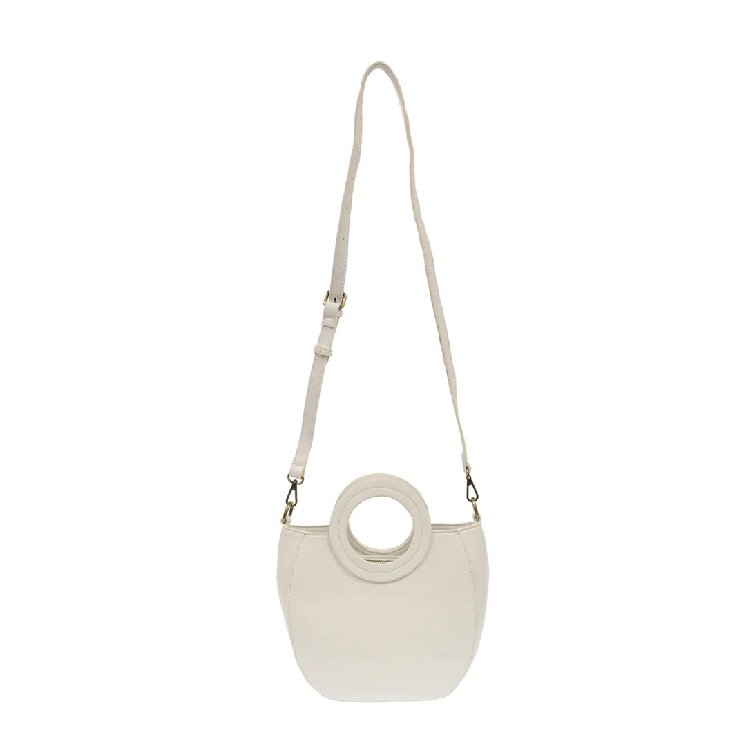 White Cocoa Circle Handle Bag