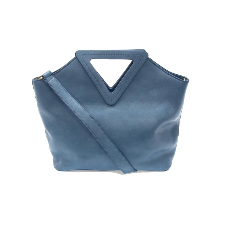 Azure Blue Sophie Triangle Handle Bag