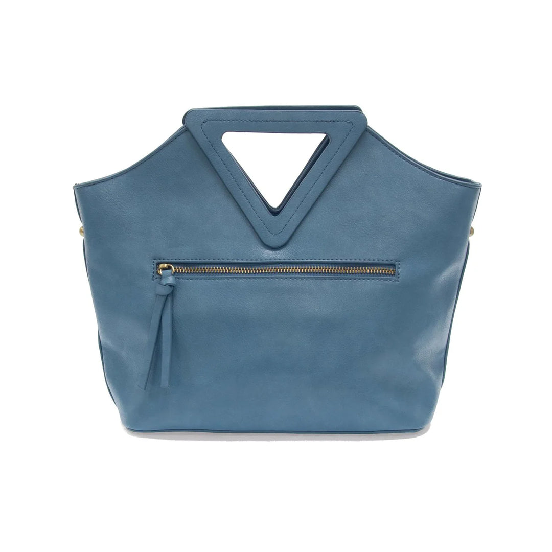 Azure Blue Sophie Triangle Handle Bag