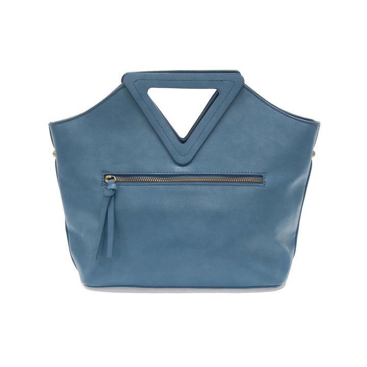 Azure Blue Sophie Triangle Handle Bag