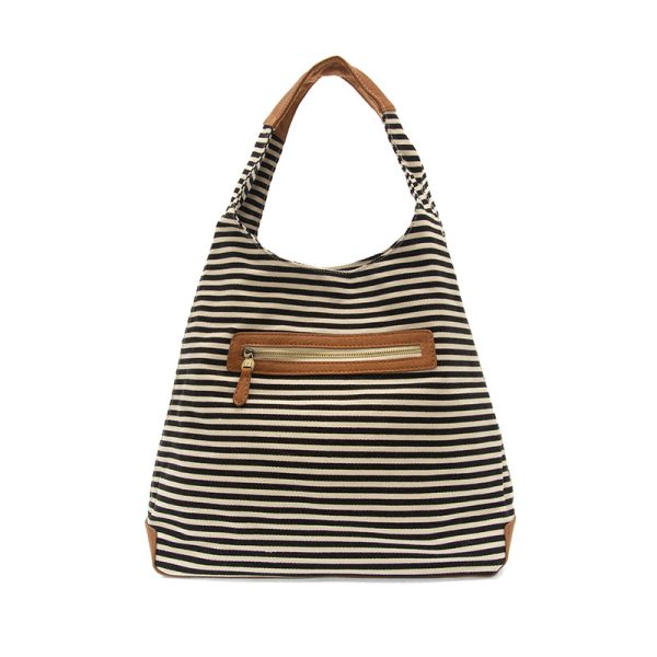 Black and White April Canvas Hobo