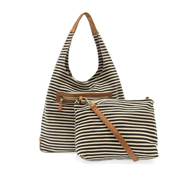 Black and White April Canvas Hobo