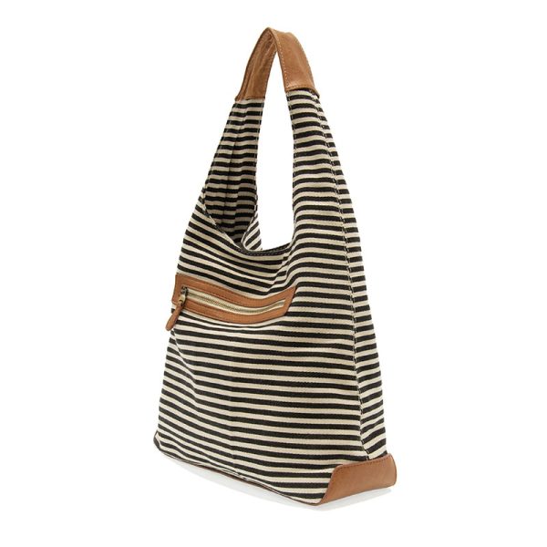Black and White April Canvas Hobo