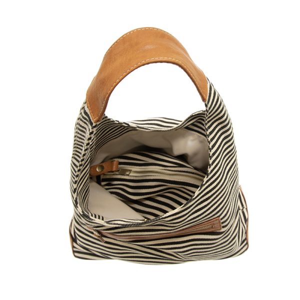 Black and White April Canvas Hobo