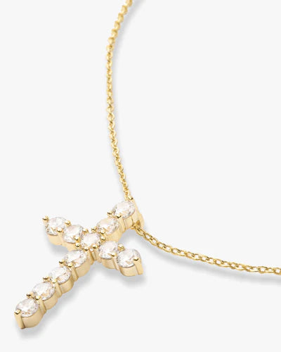 "Oh She Fancy" Small Cross Pendant