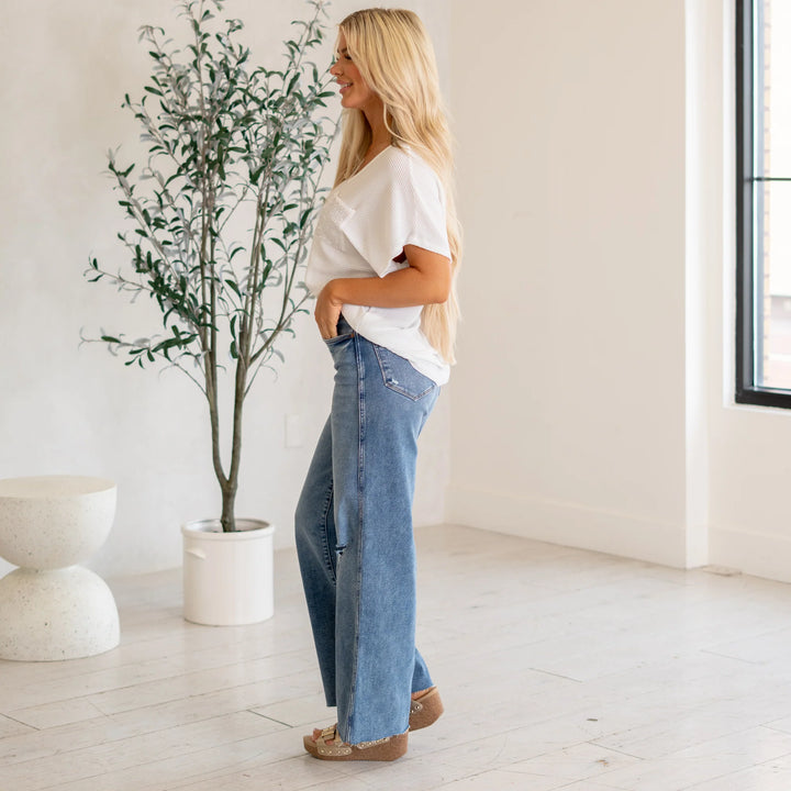 Retro Wide Leg Jean