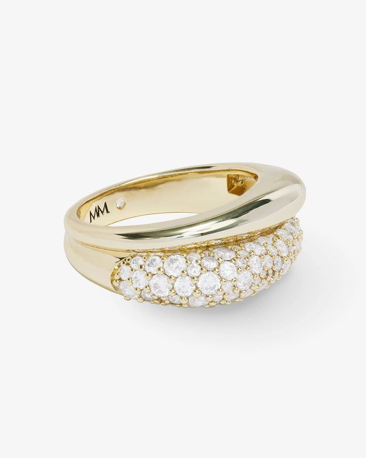Norah Loves a Pavé Double Ring