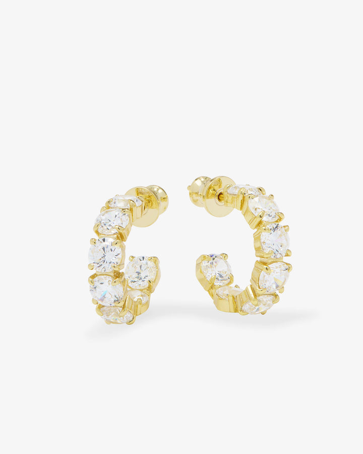 Oh She Fancy .75' Hoops in Gold