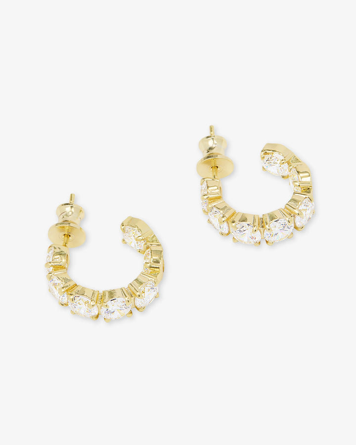 Oh She Fancy .75' Hoops in Gold
