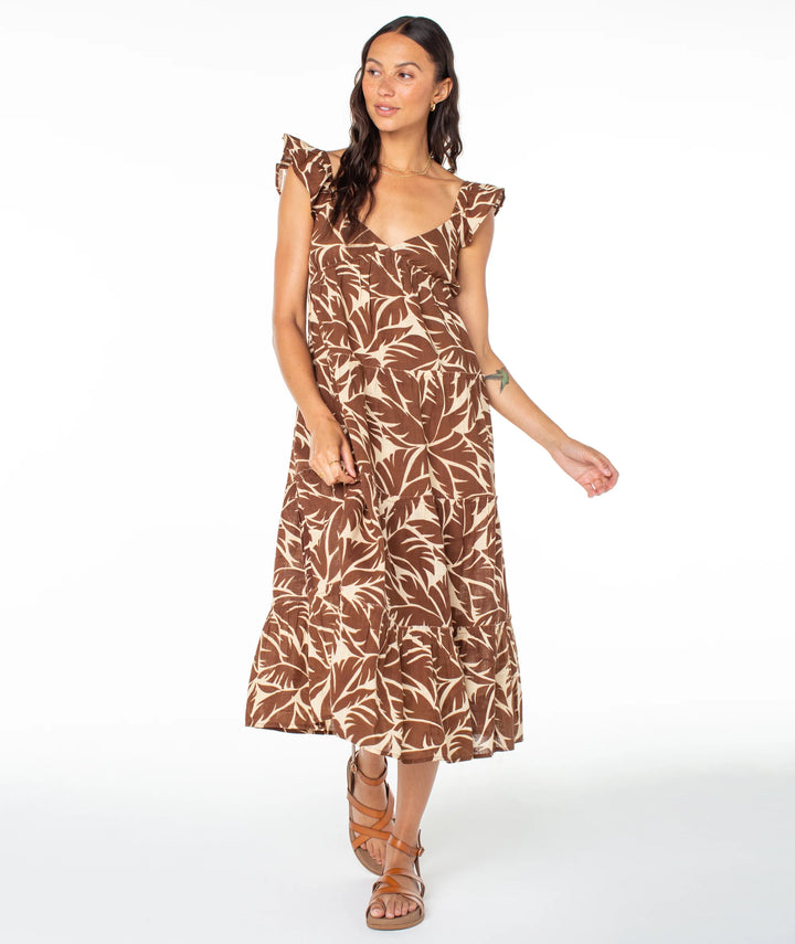 Palmy Days Midi Dress