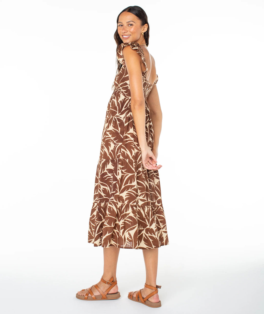 Palmy Days Midi Dress