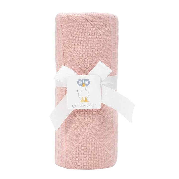 Rose Knit Children's Blanket