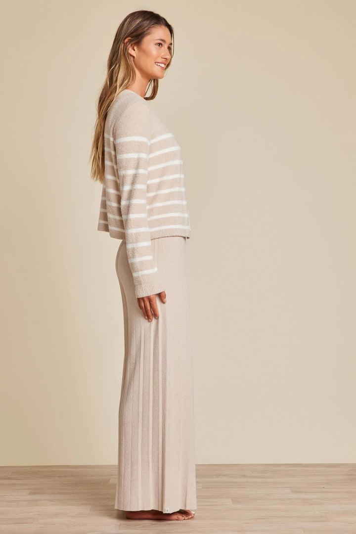 CozyChic Lite Striped Cardigan With Button