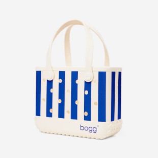 Bitty Bogg Bag in Mykonos Blue Stripe